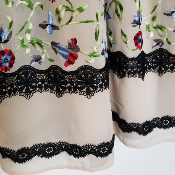 Modcloth Sheer Lace Embroidered Midi Dress - Picture 5 of 8